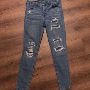 Destroyed American Eagle Jeans